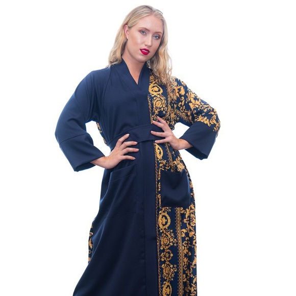 versace kimono dress